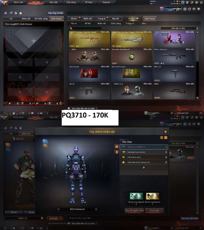 shop acc cf uy tin gia re