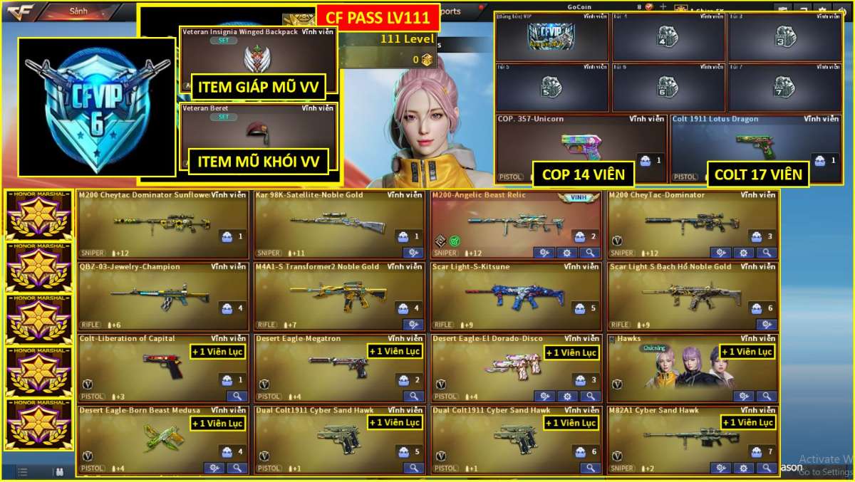 shop acc cf uy tin gia re