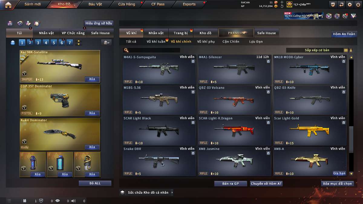 shop acc cf uy tin gia re
