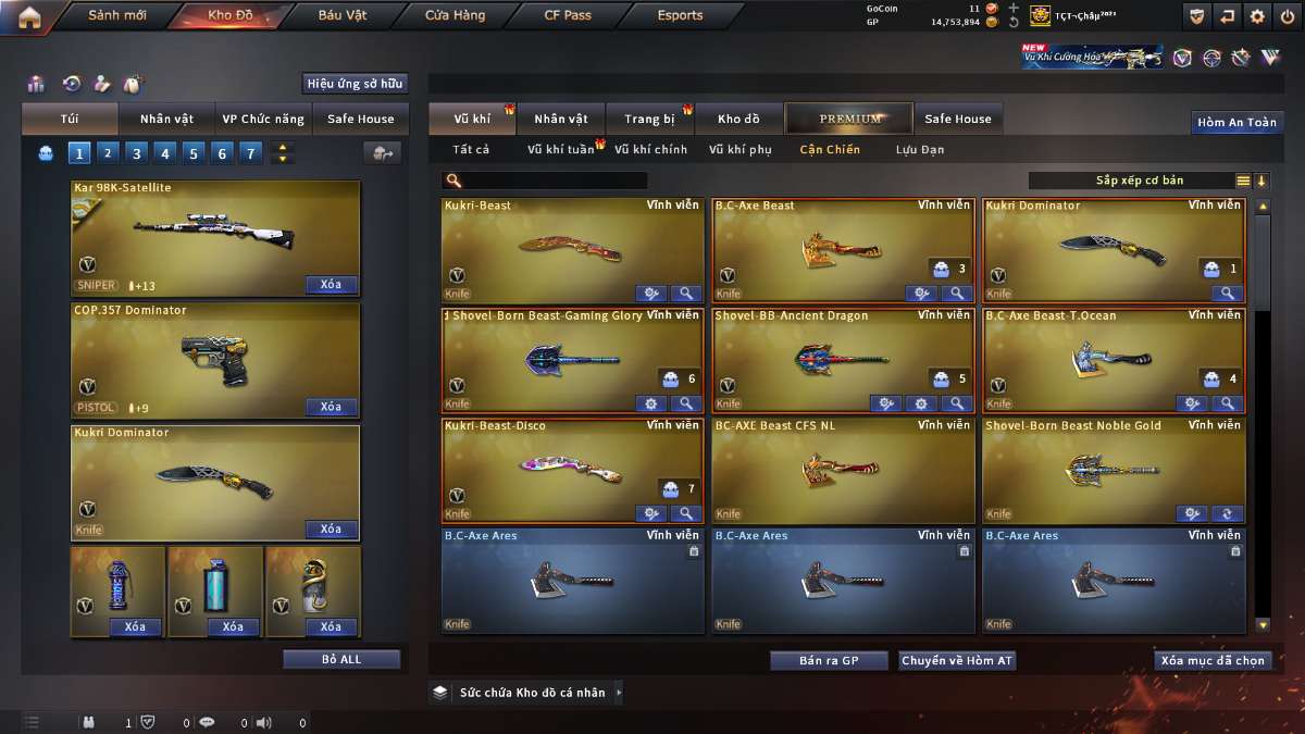 shop acc cf uy tin gia re