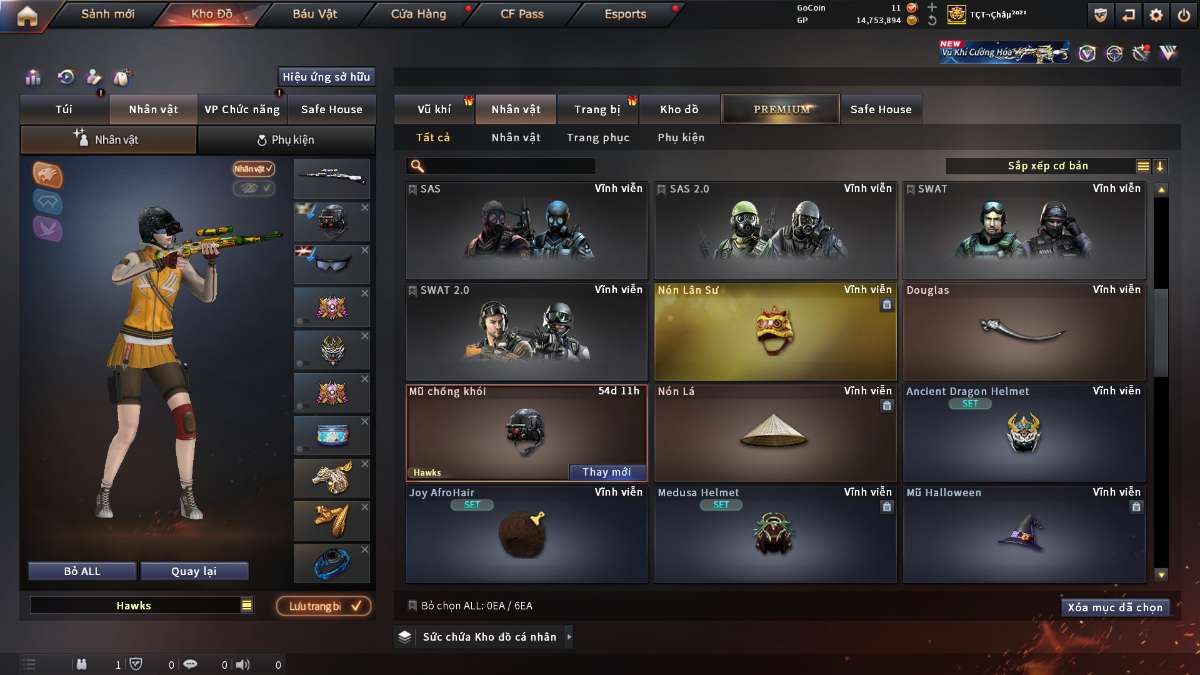shop acc cf uy tin gia re