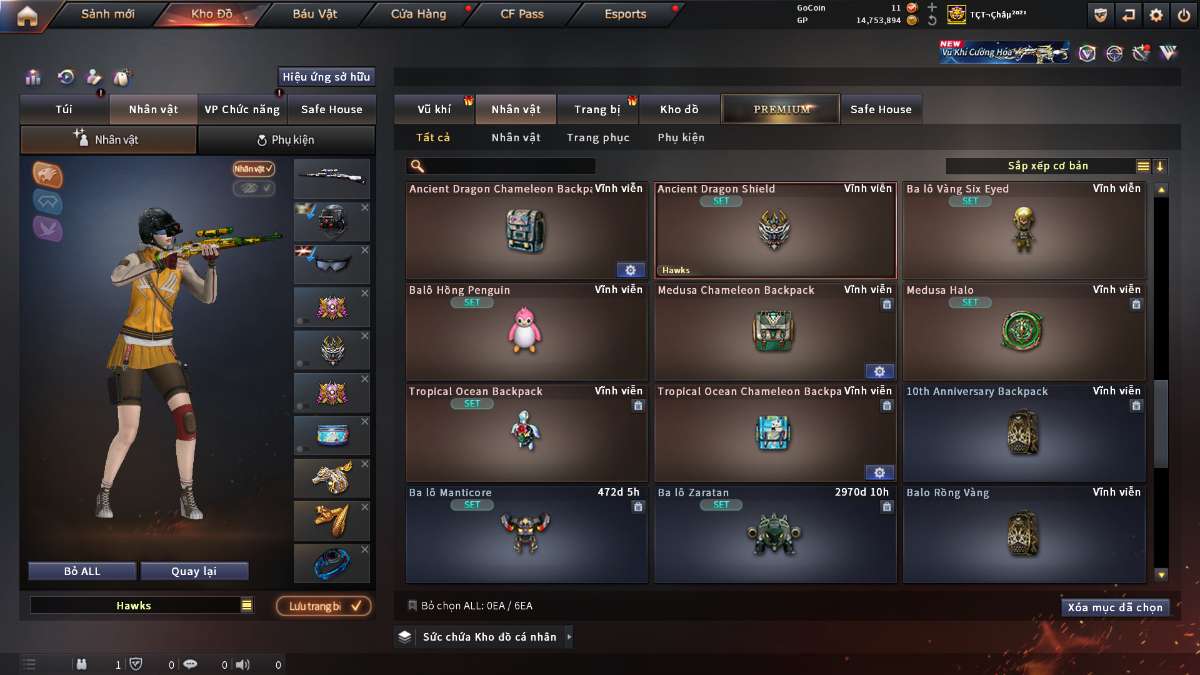 shop acc cf uy tin gia re