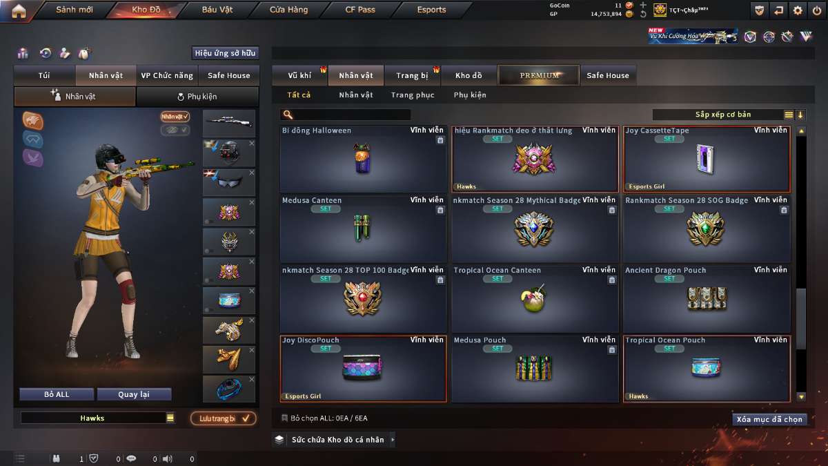 shop acc cf uy tin gia re