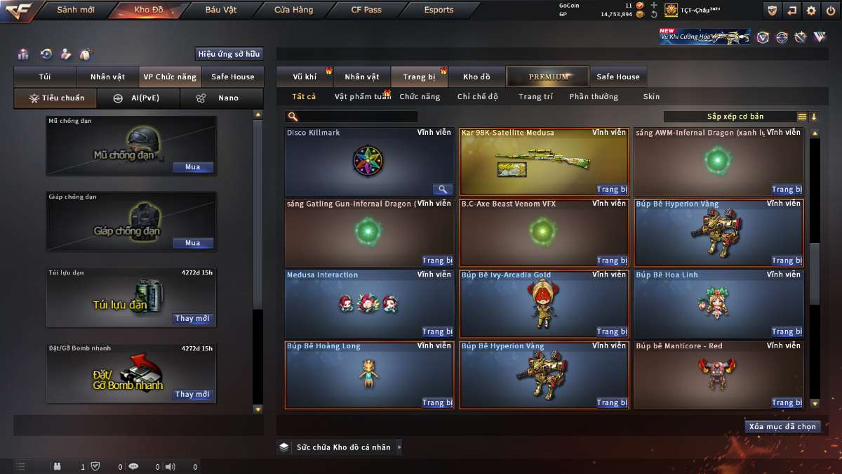 shop acc cf uy tin gia re