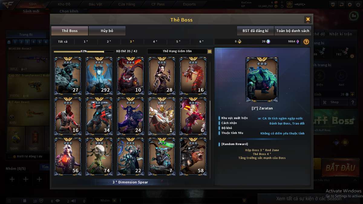 shop acc cf uy tin gia re