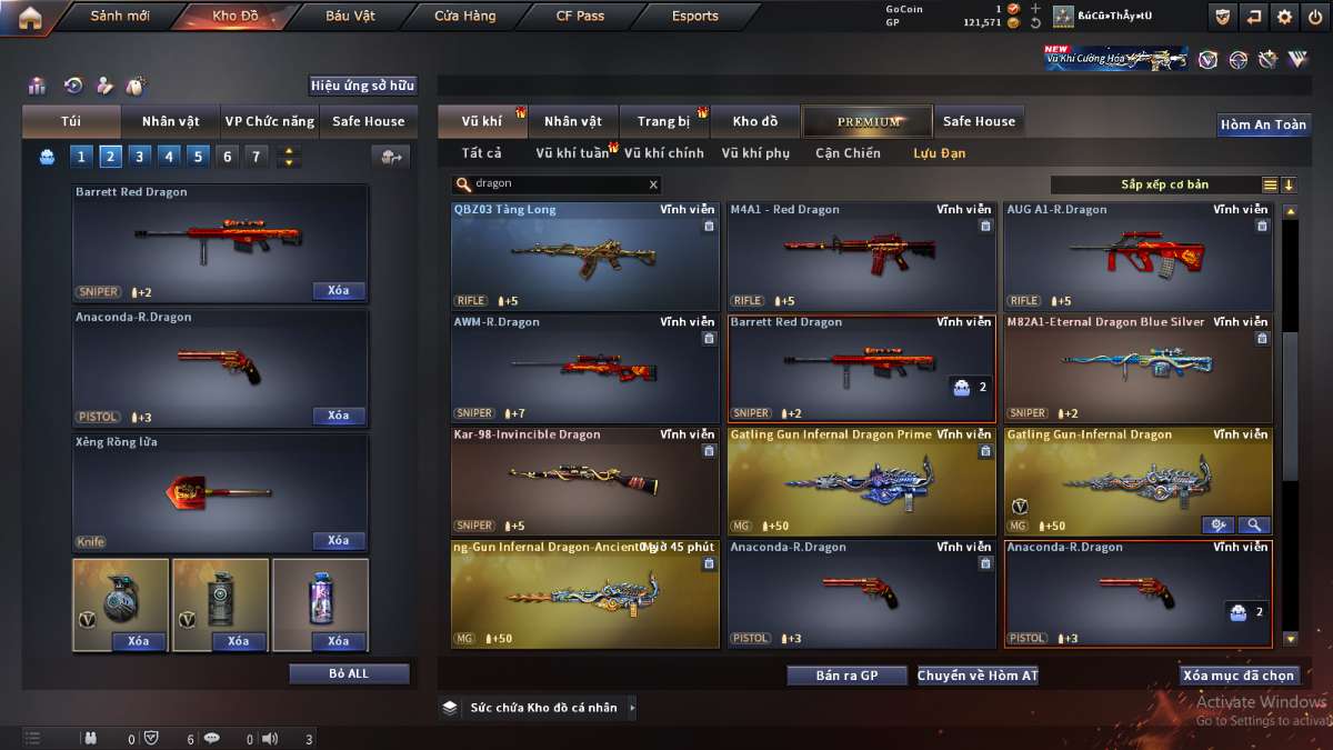 shop acc cf uy tin gia re
