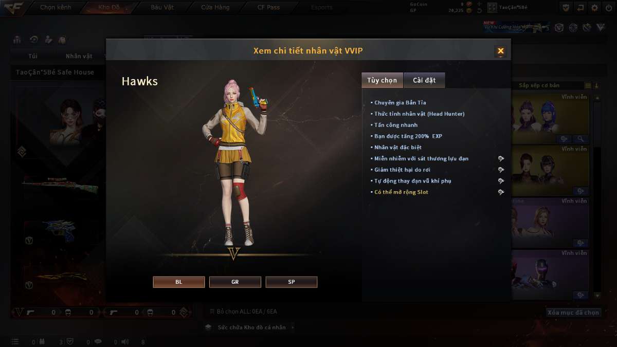 shop acc cf uy tin gia re