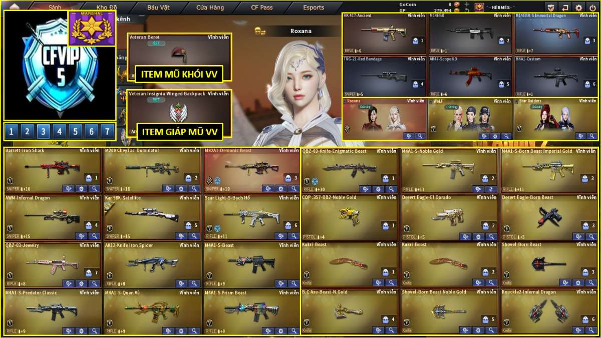 shop acc cf uy tin gia re