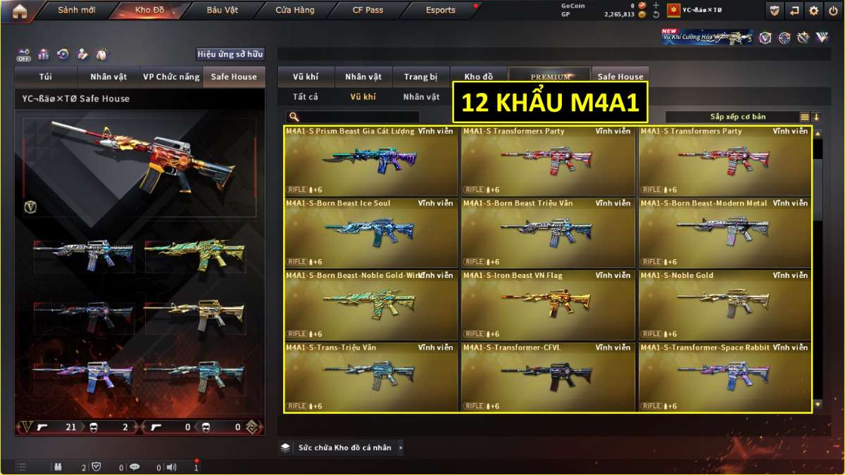 shop acc cf uy tin gia re