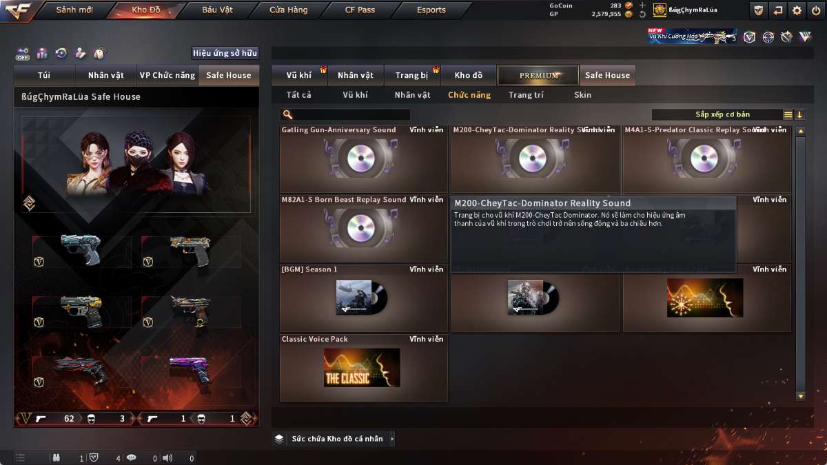 shop acc cf uy tin gia re
