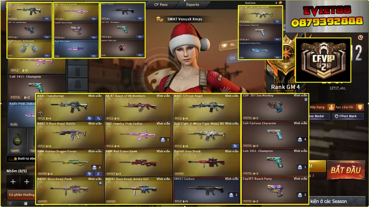 shop acc cf uy tin gia re