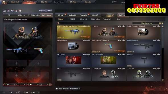 shop acc cf uy tin gia re