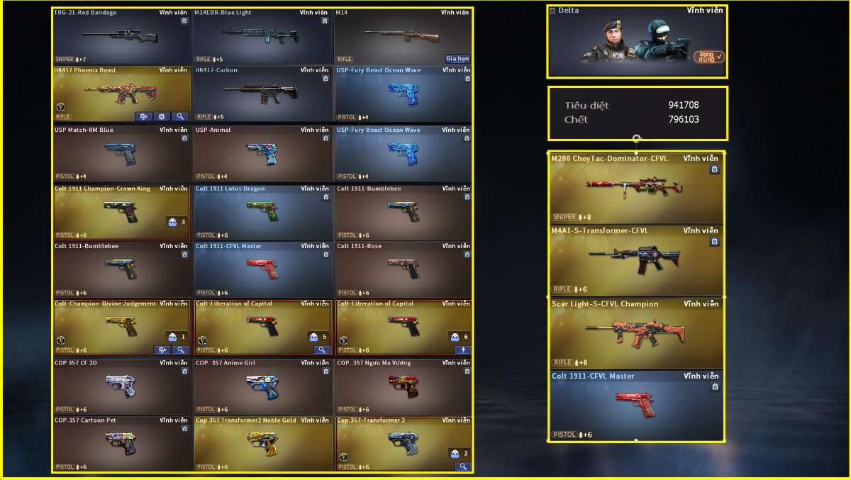 shop acc cf uy tin gia re