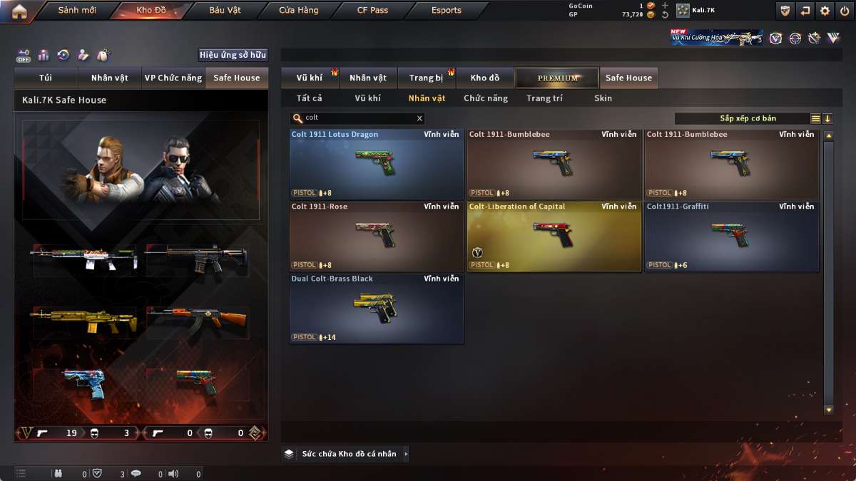 shop acc cf uy tin gia re