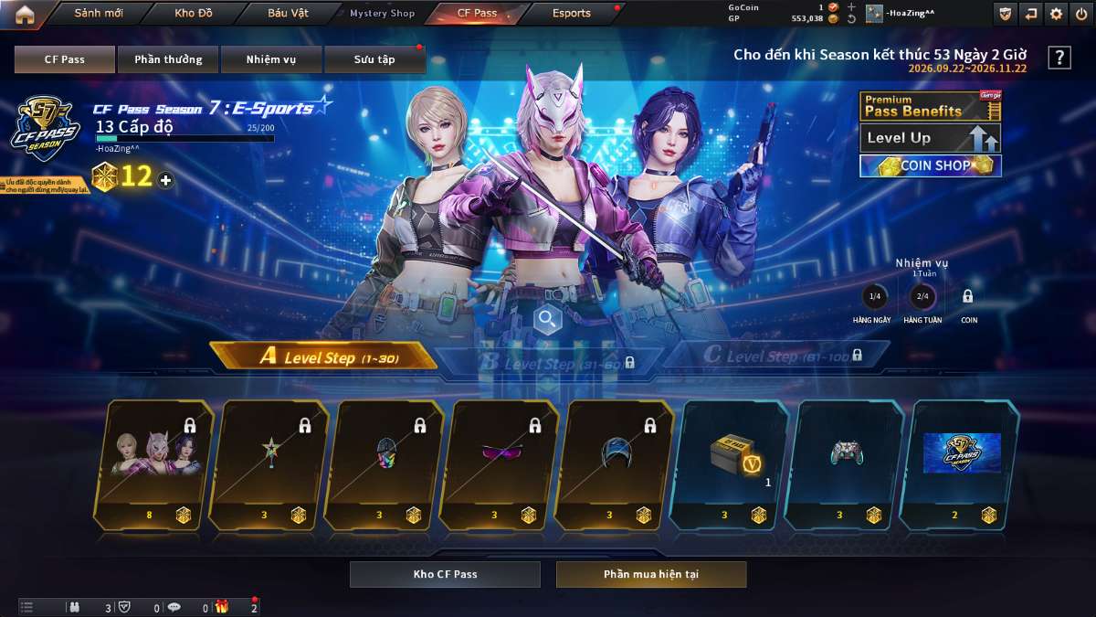 shop acc cf uy tin gia re
