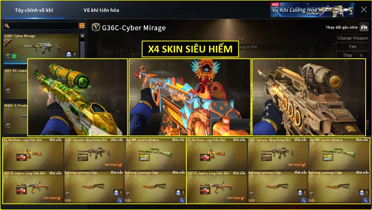 shop acc cf uy tin gia re