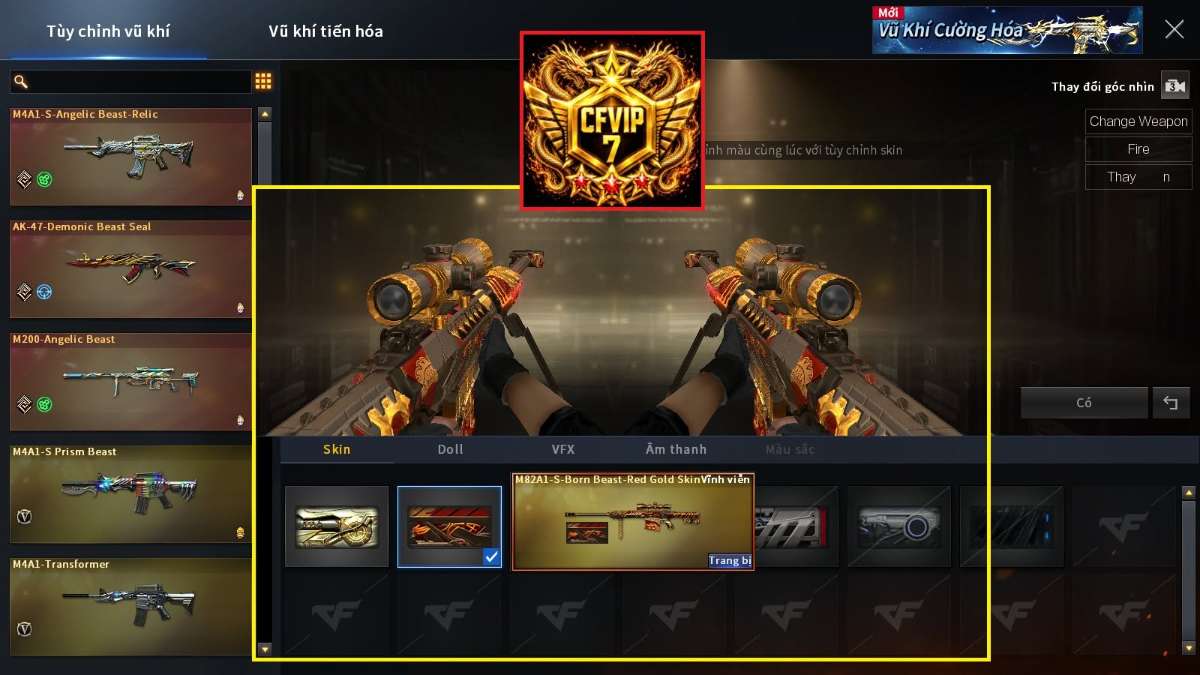 shop acc cf uy tin gia re