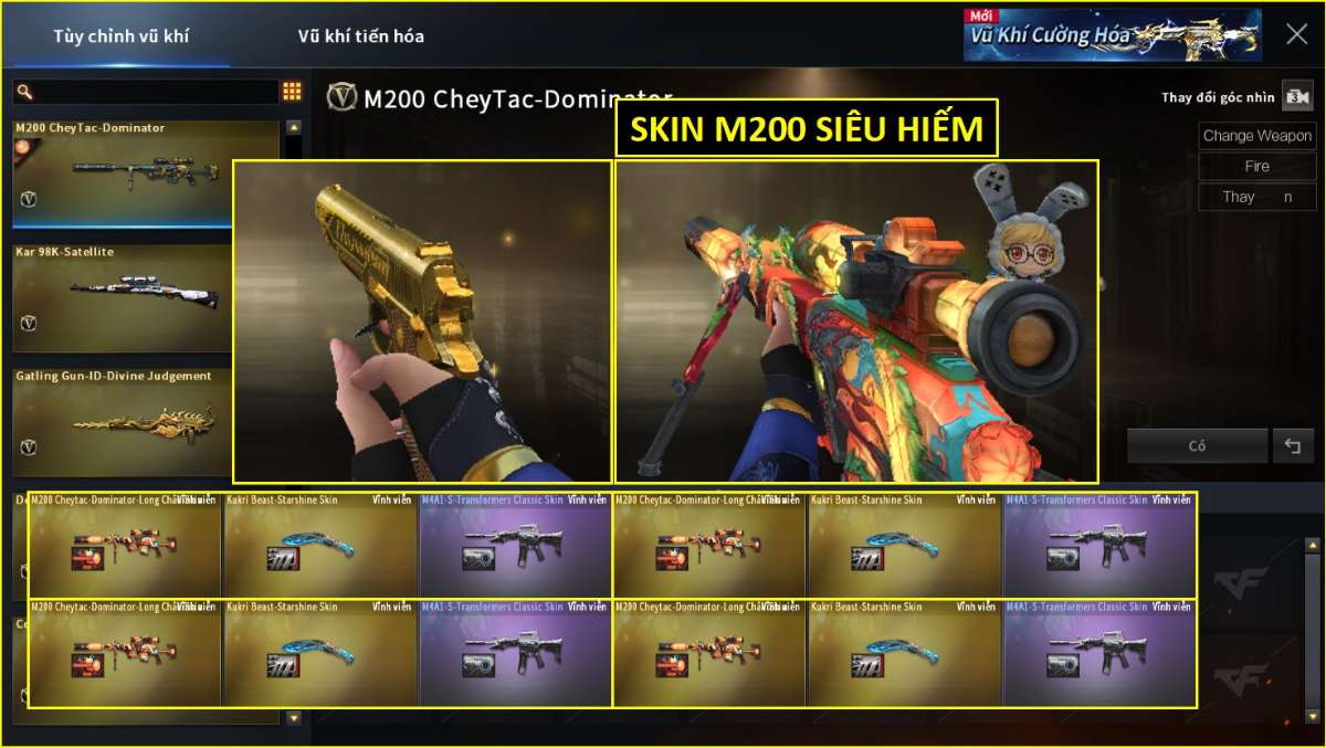shop acc cf uy tin gia re