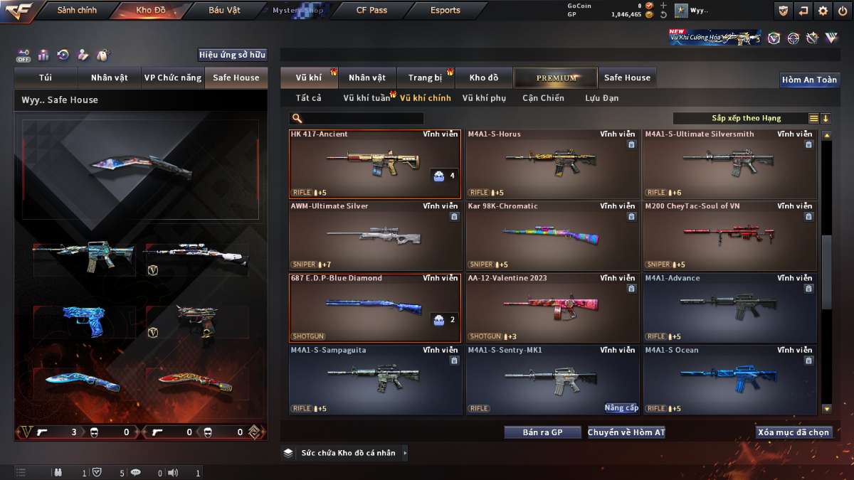shop acc cf uy tin gia re