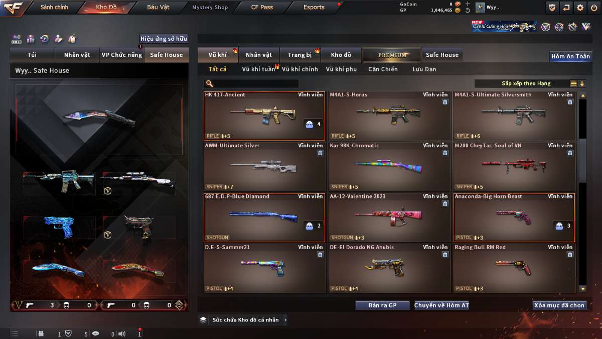 shop acc cf uy tin gia re